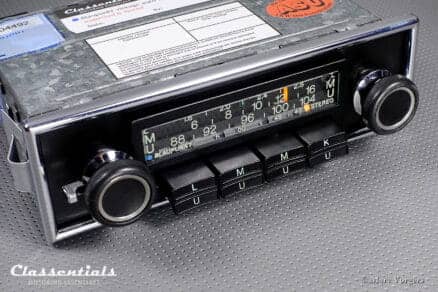 Blaupunkt Frankfurt STEREO 1975 HIGH-END Vintage Original Classic Car Auto Radio for Exclusive Luxury Cars 1972 - 1978, Including Classentials Deluxe Stereo Bluetooth Module!