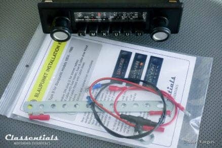 Blaupunkt BMW Bavaria S 1976 Vintage Original Auto Radio for BMW E21, E12, E24 - MP3 Ready autoradio oldtimer classic car classentials motoring essentials accessory accessories