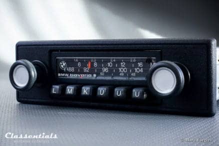 Blaupunkt BMW Bavaria S 1976 Vintage Original Auto Radio for BMW E21, E12, E24 - MP3 Ready autoradio oldtimer classic car classentials motoring essentials accessory accessories