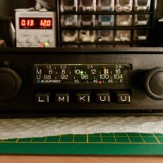 BUILT TO ORDER: BLAUPUNKT Frankfurt 1972 -1975 Vintage Original Auto Radio for Early Porsche 911 G-Models Including Classentials Deluxe BLUETOOTH Module
