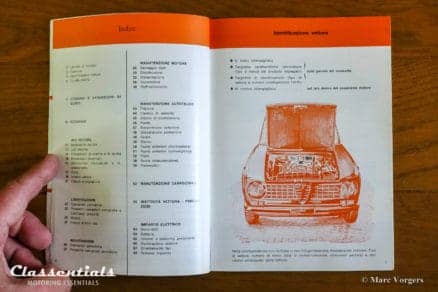 Vintage Original Alfa Romeo Giulia 1300 User Manual, 9/1964 - Image 2
