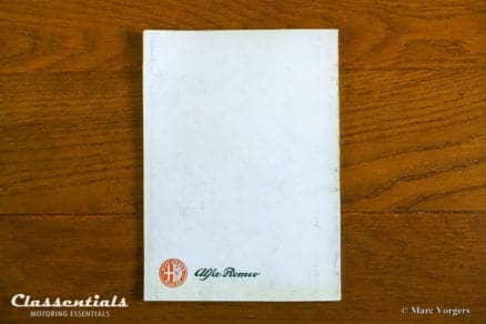 alfa romeo giulia 1300 1964 vintage original giulia user manual handboek handleiding betriebsanleitung uso manutenzione livre manuel conduite entretien