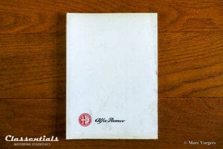 alfa romeo giulia TI 1966 vintage original giulia user manual handboek handleiding betriebsanleitung uso manutenzione livre manuel conduite entretien