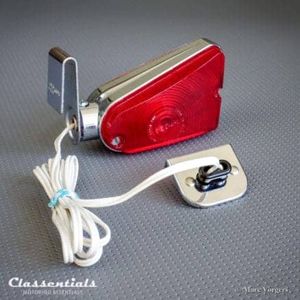 Rare Vintage Original SEDAN Park-Lite 'The Continental' with Dashboard Mains Socket oldtimer classic car automobile auto parking lamp chrome classentials motoring essentials accessory NOS new old stock