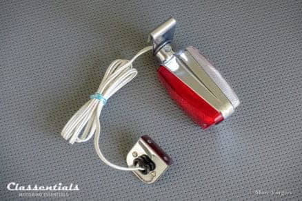 Rare Vintage Original SEDAN Park-Lite 'The Continental' with Dashboard Mains Socket oldtimer classic car automobile auto parking lamp chrome classentials motoring essentials accessory NOS new old stock