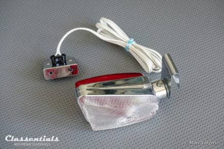 Rare Vintage Original SEDAN Park-Lite 'The Continental' with Dashboard Mains Socket oldtimer classic car automobile auto parking lamp chrome classentials motoring essentials accessory NOS new old stock