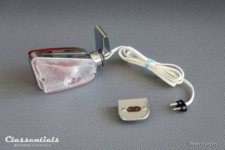 Rare Vintage Original SEDAN Park-Lite 'The Continental' with Dashboard Mains Socket oldtimer classic car automobile auto parking lamp chrome classentials motoring essentials accessory NOS new old stock