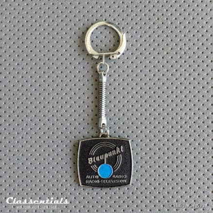 Very Rare Vintage Original 1960s Blaupunkt Metal Chrome Key Ring classentials motoring essentials web shop porte cle cles sleutelhanger schlusselhanger porte chiavi chiave