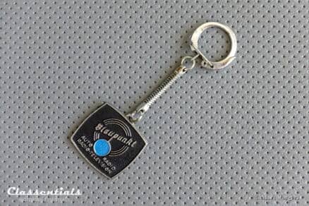 Very Rare Vintage Original 1960s Blaupunkt Metal Chrome Key Ring classentials motoring essentials web shop porte cle cles sleutelhanger schlusselhanger porte chiavi chiave