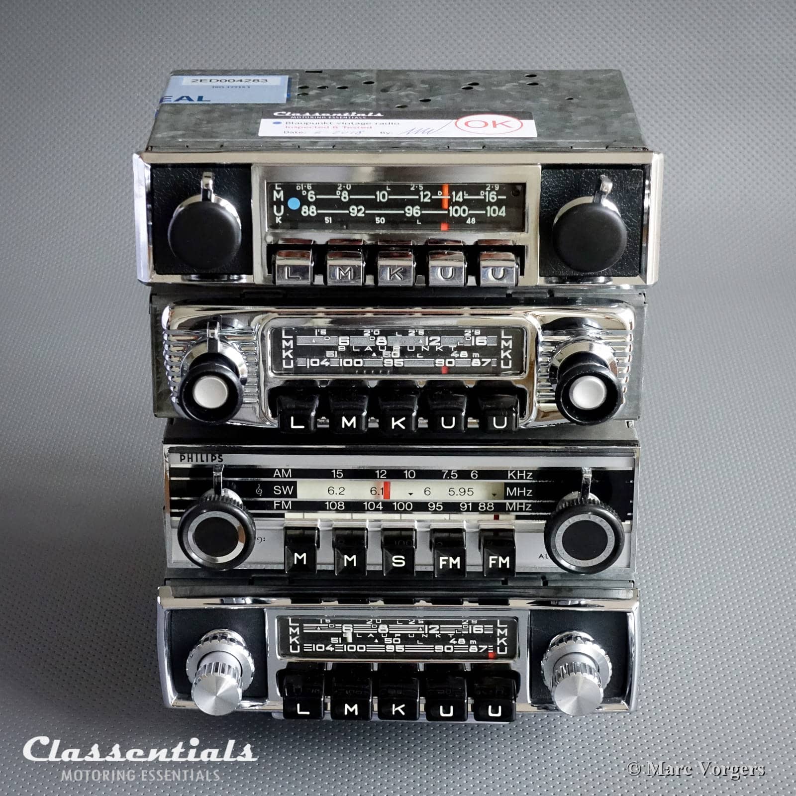 Classentials Vintage Auto Radio SALES LIST + STOCK LIST of Available Models  1960 – 1980 - Classentials