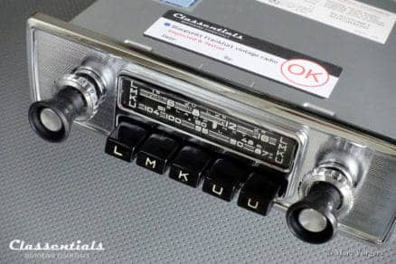 Blaupunkt Frankfurt X 1966 VERY RARE Vintage Original High-End Classic Car Auto Radio for 1960s BMW 'Neue Klasse' (Coupe) and Other Cars C CS classentials motoring essentials accessory accessories