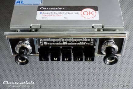 Blaupunkt Frankfurt W 1965 VERY RARE Vintage Original High-End Classic Car Auto Radio for 1960s Mercedes-Benz W108, W109, W111, W112, W113, 230, 250, SL, Pagode, pagoda, classentials motoring essentials accessory accessories