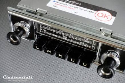 Blaupunkt Frankfurt W 1965 VERY RARE Vintage Original High-End Classic Car Auto Radio for 1960s Mercedes-Benz W108, W109, W111, W112, W113, 230, 250, SL, Pagode, pagoda, classentials motoring essentials accessory accessories