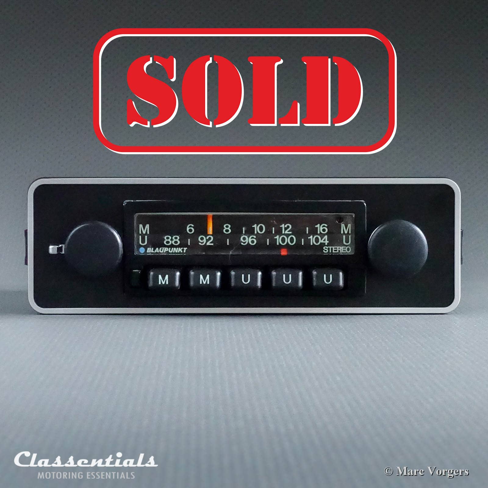 SOLD to The Netherlands: Blaupunkt Münster STEREO 1975 VERY RARE Vintage  Classic Car Auto Radio. For all Cars 1970 - 1980, including 1-DIN Mount and  Bluetooth Module - Classentials