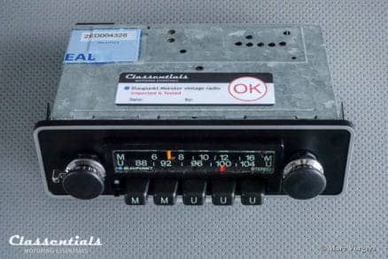 Blaupunkt Münster STEREO 1975 RARE Vintage Classic Car Auto Radio. 1970 - 1980, 1-DIN Mount oldtimer autoradio classentials motoring essentials MP3