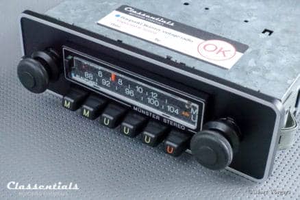 Blaupunkt Münster STEREO Super Arimat 1978 RARE Vintage Classic Car Auto Radio. 1975 - 1982, 1-DIN Mount oldtimer autoradio classentials motoring essentials MP3