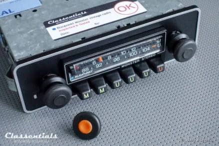 Blaupunkt Münster STEREO Super Arimat 1978 RARE Vintage Classic Car Auto Radio. 1975 - 1982, 1-DIN Mount oldtimer autoradio classentials motoring essentials MP3