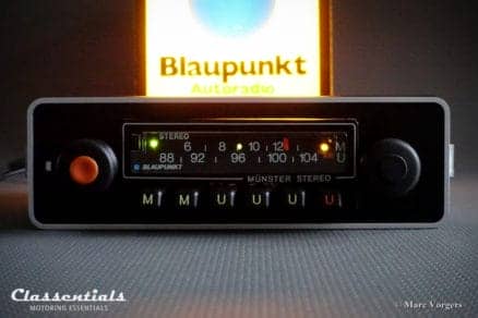 Blaupunkt Münster STEREO Super Arimat 1978 RARE Vintage Classic Car Auto Radio. 1975 - 1982, 1-DIN Mount oldtimer autoradio classentials motoring essentials MP3