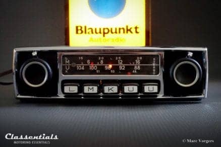 Blaupunkt Frankfurt STEREO 1969 ULTRA RARE Vintage Original TOP-END Classic Car Auto Radio for Alfa Romeo, Aston Martin, BMW, Ferrari, Jaguar, Mercedes, Lancia, Maserati, Mercedes and Others 1964 - 1974 MP3 classic car oldtimer autoradio mp3 classentials motoring essentials accessory accessories