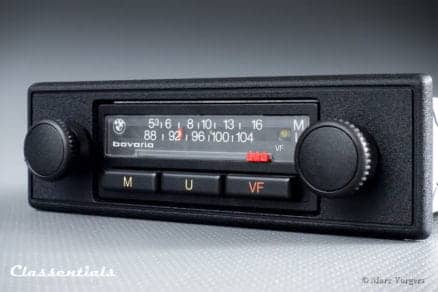 Blaupunkt BMW Bavaria 1980 Vintage Youngtimer Auto Radio BMW 5-series E12, 3-series E21, 6-series E24 classic car autoradio oldtimer classentials motoring essentials accessory accessories