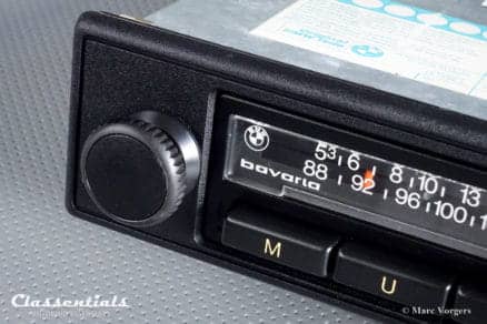 Blaupunkt BMW Bavaria 1980 Vintage Youngtimer Auto Radio BMW 5-series E12, 3-series E21, 6-series E24 classic car autoradio oldtimer classentials motoring essentials accessory accessories