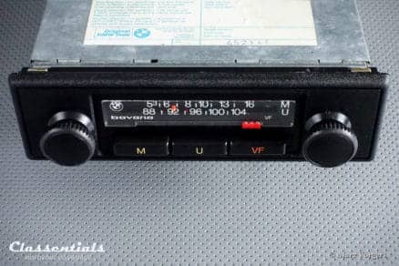 Blaupunkt BMW Bavaria 1980 Vintage Youngtimer Auto Radio BMW 5-series E12, 3-series E21, 6-series E24 classic car autoradio oldtimer classentials motoring essentials accessory accessories