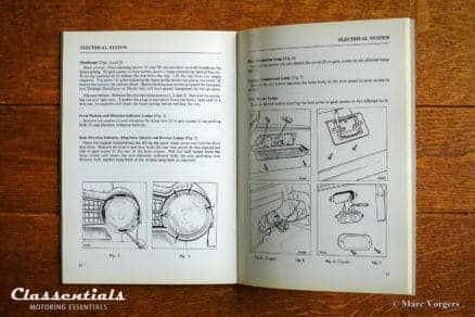 Vintage Original Triumph TR6 PI Handbook / Owners Manual, English Language classentials classic car oldtimer motoring essentials book store shop