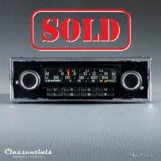 SOLD to Norway: Blaupunkt Frankfurt STEREO 1975 RARE HIGH-END Vintage Original Classic Car Auto Radio for Alfa Romeo, Audi, BMW, Mercedes, Ferrari, Jaguar, Porsche and other exclusive cars of the period - INCLUDING Classentials Stereo Bluetooth Module
