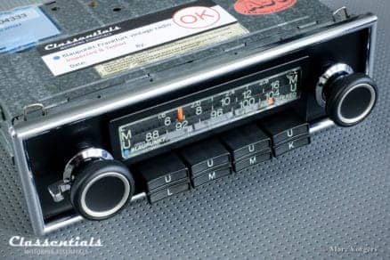 Blaupunkt Frankfurt STEREO 1975 RARE HIGH-END Vintage Original Classic Car Auto Radio for Alfa Romeo, Audi, BMW, Mercedes, Ferrari, Jaguar autoradio classic car oldtimer classentials motoring essentials accessory accessories