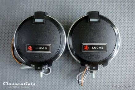 SOLD to the United Kingdom: VERY RARE Vintage Original Lucas LR14 'Silver Sabre‘ 6-Inch 1960s Long-Range Spot-Lamps (pair) - Austin Healey, Ford, MG, Triumph, TVR and Others - NEW OLD STOCK! - Image 5