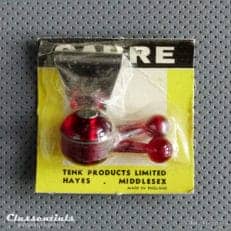 ULTRA RARE 1950s / 1960s SABRE Classic Car Coat / Jacket Hook - Accessory New in Blister (NOS) tenk products england classentials motoring essentials