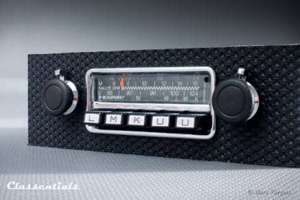 Blaupunkt Frankfurt STEREO RALLYE 20W 1972 ULTRA RARE Vintage Original Top-End Classic Car Auto Radio for Porsche 911 / 912 F-Series Models - MP3 Ready autoradio classentials motoring essentials classic car oldtimer accessories accessory