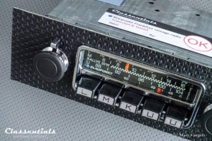 Blaupunkt Frankfurt STEREO RALLYE 20W 1972 ULTRA RARE Vintage Original Top-End Classic Car Auto Radio for Porsche 911 / 912 F-Series Models - MP3 Ready autoradio classentials motoring essentials classic car oldtimer accessories accessory