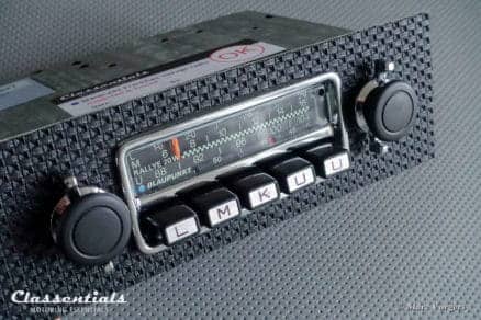 Blaupunkt Frankfurt STEREO RALLYE 20W 1972 ULTRA RARE Vintage Original Top-End Classic Car Auto Radio for Porsche 911 / 912 F-Series Models - MP3 Ready autoradio classentials motoring essentials classic car oldtimer accessories accessory