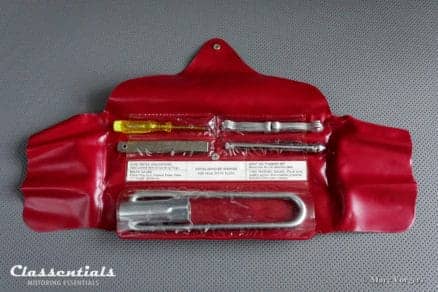 Rare Vintage Original 1960s JPI Weekly Car Test Kit - British (Sports) Cars tool tools roll dashboard ignition oldtimer classentials motoring essentials auto classic car accessory accessories