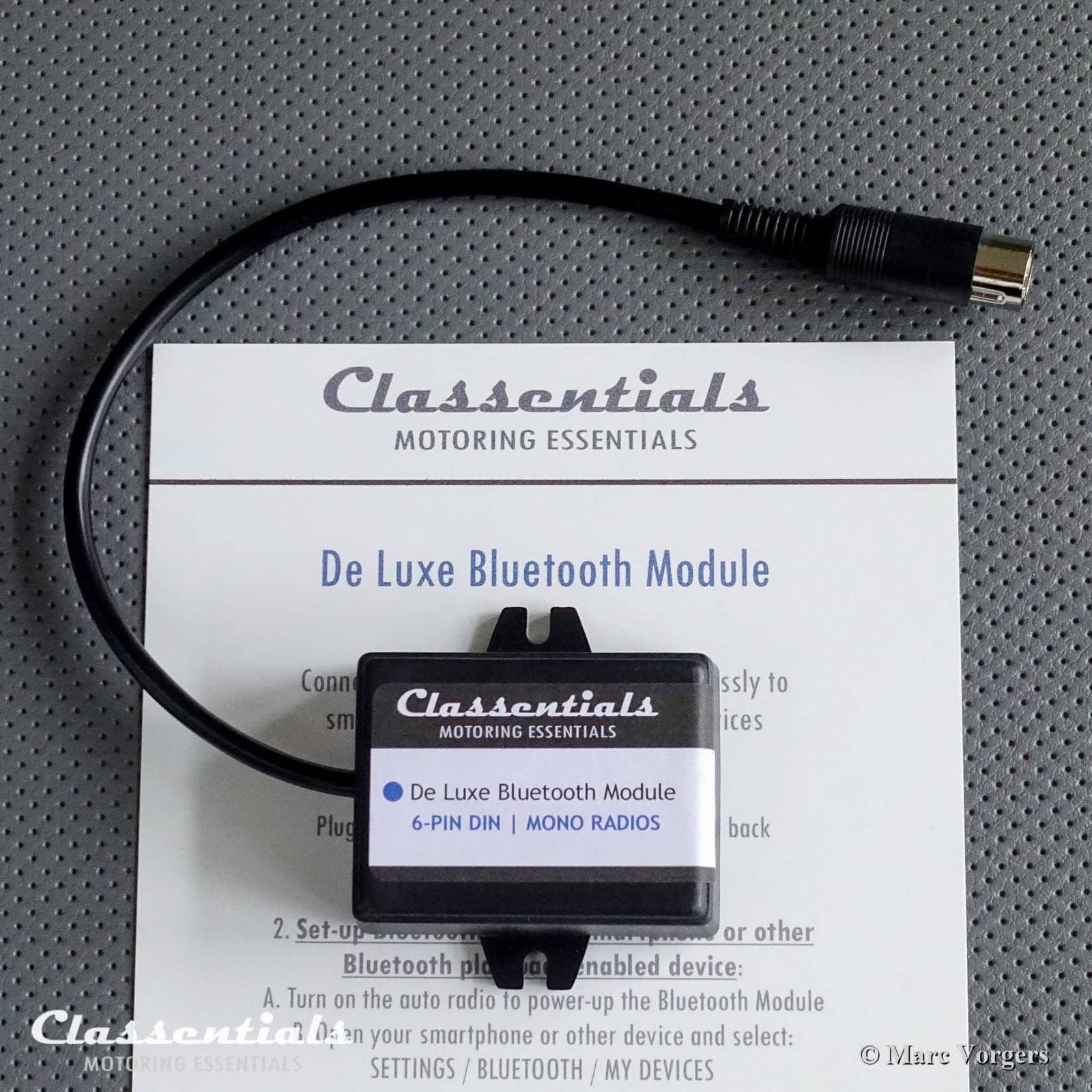 Classentials Deluxe Mono Auto Radio BLUETOOTH Module (6-PIN DIN) -  Classentials