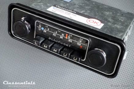 Blaupunkt Dusseldorf VW Volkswagen Beetle Kafer Kever Coccinelle padded dashboard Vintage Original Classic Car Auto Radio 196874 - 1980. MP3 and Bluetooth Ready autoradio, oldtimer, classentials, motoring, essentials, auto, classic, car, accessory, accessories 108 mhz