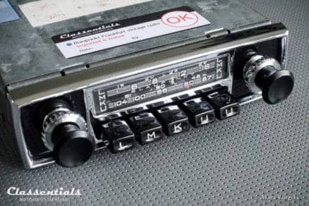 Blaupunkt Frankfurt Y 1967 VERY RARE Vintage Original High-End Classic Car Auto Radio for Aston Martin DB4 DB5, Jaguar Mk II Alfa Romeo Giulietta Mercedes 180 190 SL MP3 and Bluetooth Ready autoradio, oldtimer, classentials, motoring, essentials, auto, classic, car, accessory, accessories