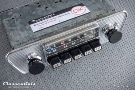 Blaupunkt Frankfurt US STEREO 1972 (108 Mhz) ULTRA RARE Vintage Original High-End Classic Car Auto Radio Jaguar E-type, Lancia, Karmann Ghia 1965 - 1974 MP3 Bluetooth oldtimer autoradio classentials motoring essentials