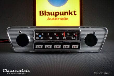 Blaupunkt Frankfurt US STEREO 1972 (108 Mhz) ULTRA RARE Vintage Original High-End Classic Car Auto Radio Jaguar E-type, Lancia, Karmann Ghia 1965 - 1974 MP3 Bluetooth oldtimer autoradio classentials motoring essentials