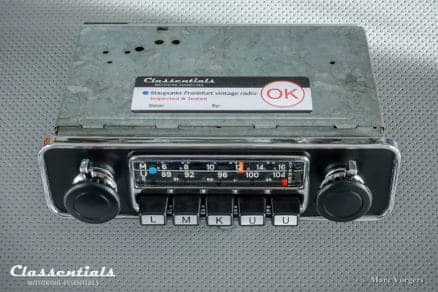 Blaupunkt Frankfurt STEREO 1972 ULTRA RARE Vintage Original High-End Classic Car Auto Radio autoradio Oldtimer Alfa Romeo, Jaguar, Volvo 18001965 - 1974 MP3 Bluetooth classentials accessory motoring accessories