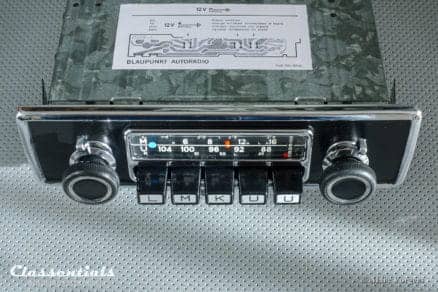 Blaupunkt Frankfurt STEREO 1971 ULTRA RARE Vintage Original TOP-END Classic Car Auto Radio for Alfa Romeo, Aston Martin, BMW, Ferrari, Jaguar, Mercedes, Lancia, Maserati 1964 - 1974, MP3 Bluetooth oldtimer autoradio classentials motoring essentials