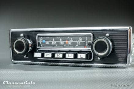 Blaupunkt Frankfurt STEREO 1971 ULTRA RARE Vintage Original TOP-END Classic Car Auto Radio for Alfa Romeo, Aston Martin, BMW, Ferrari, Jaguar, Mercedes, Lancia, Maserati 1964 - 1974, MP3 Bluetooth oldtimer autoradio classentials motoring essentials