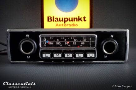 Blaupunkt Frankfurt STEREO 1971 ULTRA RARE Vintage Original TOP-END Classic Car Auto Radio for Alfa Romeo, Aston Martin, BMW, Ferrari, Jaguar, Mercedes, Lancia, Maserati 1964 - 1974, MP3 Bluetooth oldtimer autoradio classentials motoring essentials