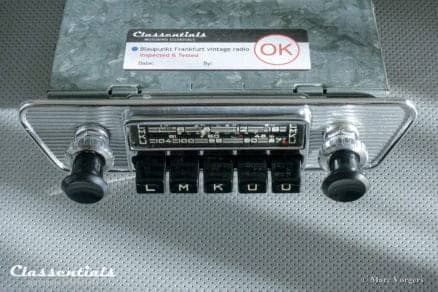 Blaupunkt Frankfurt X 1966 VERY RARE Vintage Original High-End Classic Car Auto Radio 1960s 1964 1965 1966 1967 Jaguar E-type XK-E, Lancia, Karmann Ghia MP3 Bluetooth autoradio oldtimer classic car classentials motoring essentials