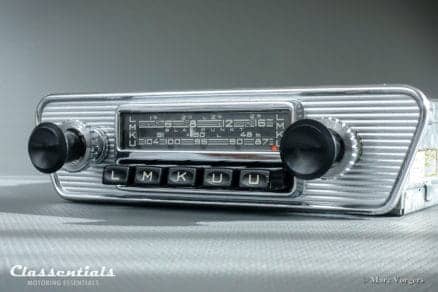 Blaupunkt Frankfurt X 1966 VERY RARE Vintage Original High-End Classic Car Auto Radio 1960s 1964 1965 1966 1967 Jaguar E-type XK-E, Lancia, Karmann Ghia MP3 Bluetooth autoradio oldtimer classic car classentials motoring essentials