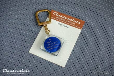 ULTRA RARE Vintage Original 1950s Bourbon PEUGEOT Key Ring - Louis Crocquet, Martinique - SUPERB - Collectors Item porte cle cles chiavi sleutelhanger schlusselanhanger classic car oldtimer 203 403 404 classentials motoring essentials