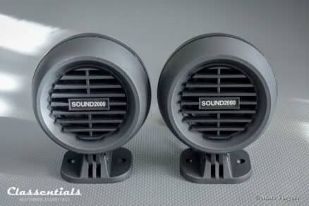 Vintage Original 1970s, early 1980s, SOUND2000 ‘Globe’ Parcel Shelf Speakers