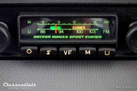 Becker Monza Sport Kurier VERY RARE 1970s Vintage Original Classic Car Auto Radio for Alfa Romeo, BMW, Fiat, Lancia, MG, Porsche, Triumph and Other Sports Cars 1968 - 1978 MP3 Bluetooth autoradio classic car oldtimer classentials motoring essentials