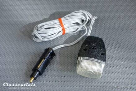 ULTRA RARE Vintage Original Late 1960s / Early 1970s HELLA Magnetic Inspection Light / Lamp Audi, BMW, Porsche, Mercedes-Benz, Porsche, VW - Plugs in Cigarette Lighter Socket and 1960s HELLA 12V Socket classic car auto oldtimer classentials motoring essentials accessory accessories